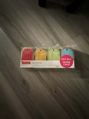 Craft Smart Card Tags Étiquettes 50-Piece Assortment